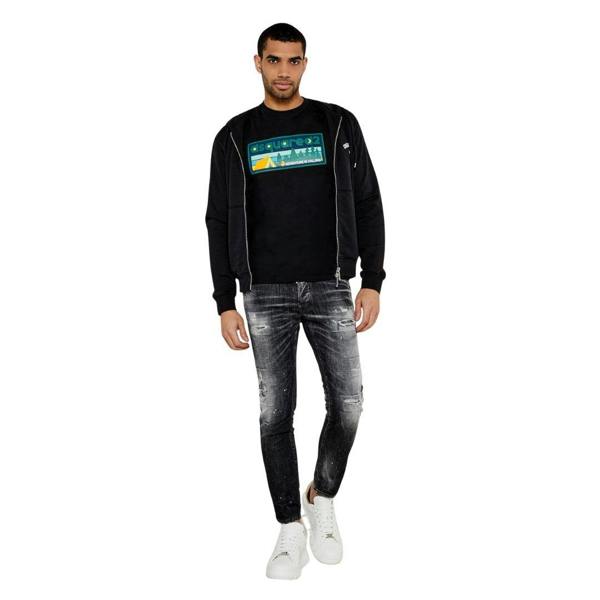 DSquared2 Mens Adventure Is Calling T-Shirt - Black - 
