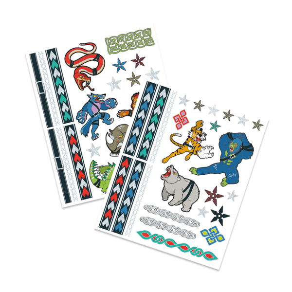 SES Creative Tattoos for children - Animal fighters