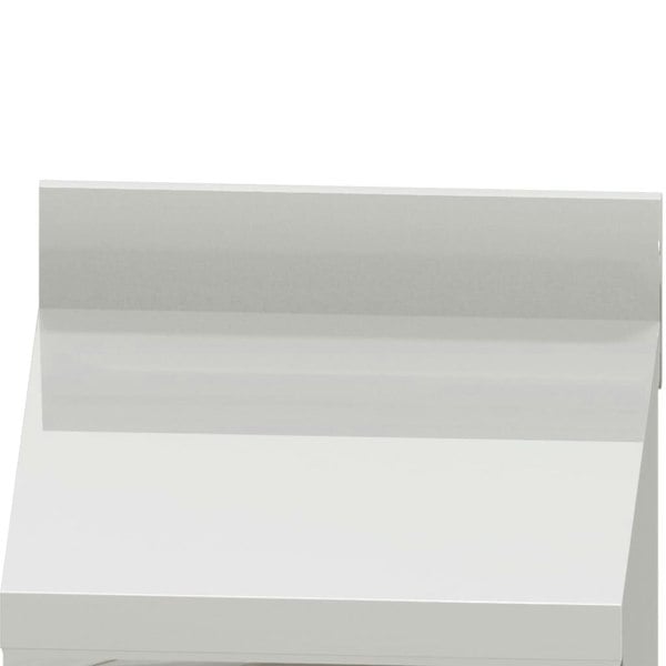 Berkfield Commercial Kitchen Cabinet with 2 Drawers Stainless Steel