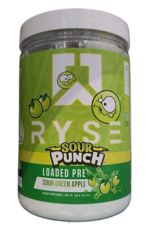 RYSE Loaded Pre, Sour Punch Sour Green Apple - 459g