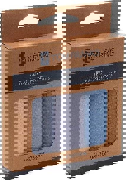 KAV 40x40 CM Mens 3pk Cotton Hankies - Soft & Durable Handkerchiefs for Men, Father, Dad, and Friends - Classic Design, Ideal for Everyday Use