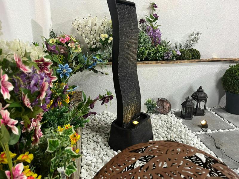 Tranquillity Water Features Noir Cascade Oriental Water Feature