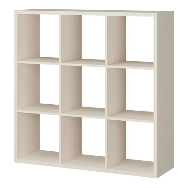 Furniture To Go Mauro 3x3 Storage Unit in Sand