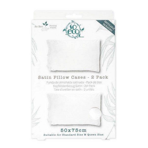 So Eco Satin Pillow Case - Double Pack