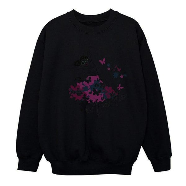 Disney Girls Encanto Mirabel Flower Sweatshirt - Black