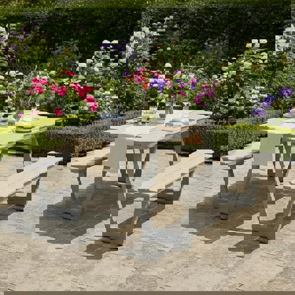 Garden Impressions Bell 200cm Picnic Bench in Dark and Light Grey