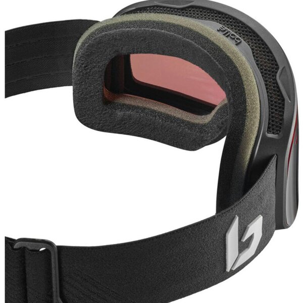 Bolle NEVADA SMALL - Matte Black Corp with Vermillon Gun Lens