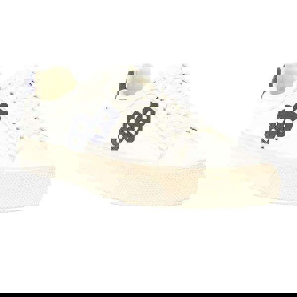 Boss Unisex Adult Aiden Leather Trainers - White/Blue - 