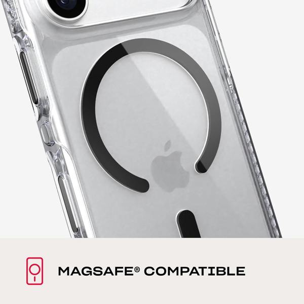 Tech21 Evo Crystal Case with MagSafe for iPhone 17/18 Pro 6.3" Clear Black - T21-11640