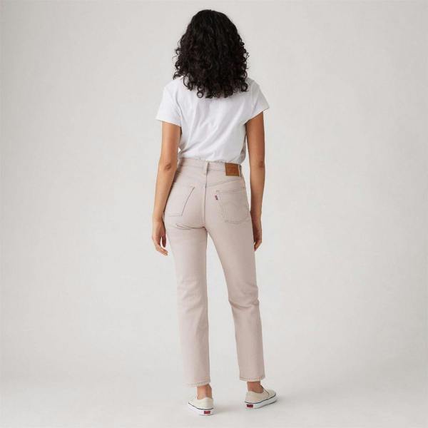 Levis Womens/Ladies 501 Straight Leg Ankle Grazer Jeans - Candyfloss - 