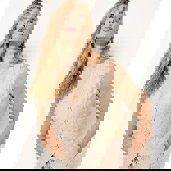 Blue Vanilla Embroidered Pattern Co-Ord Set