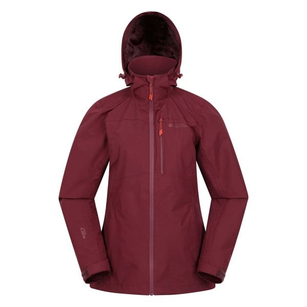 Mountain Warehouse Womens/Ladies Rainforest II Extreme Waterproof Jacket - Burgundy