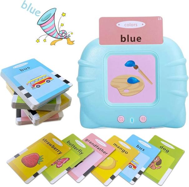 Dyzi Interactive Learning Cards for Toddlers 2-6: 224 Preschool Flashcards - Educational Toy