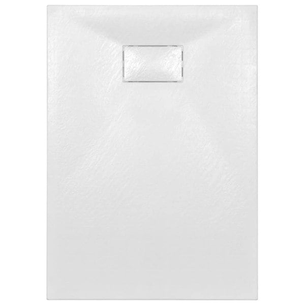 Berkfield Shower Base Tray SMC White 100x70 cm