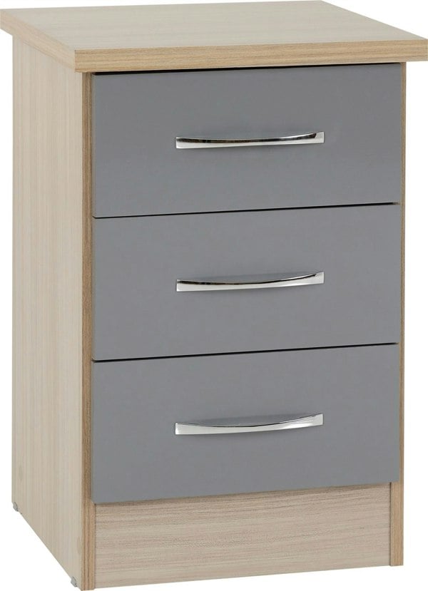Seconique Nevada Nevada 2 Door 1 Drawer Wardrobe Bedroom Set