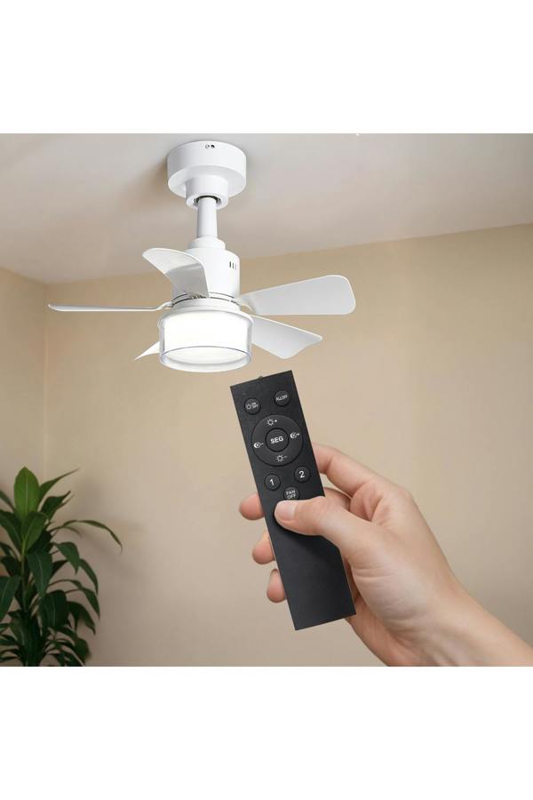 Living and Home Graceful LED Ceiling Fan Light