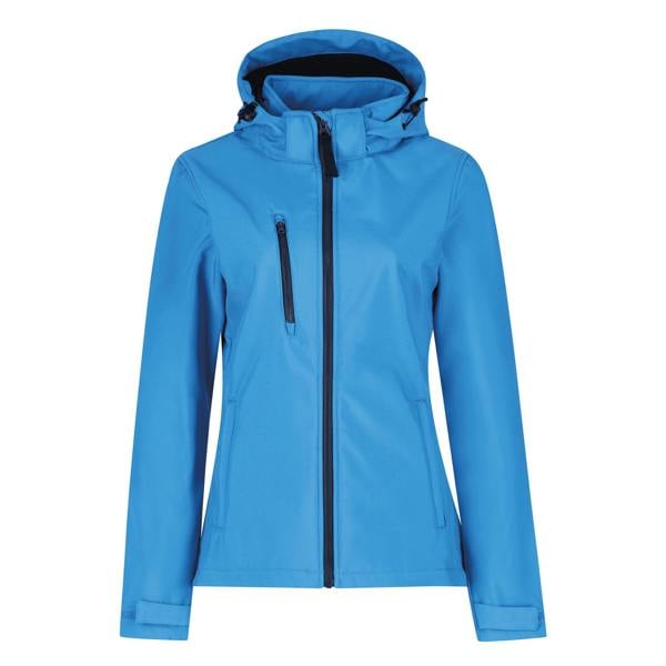 Regatta Mens Venturer Hooded Soft Shell Jacket - French Blue/Navy - 