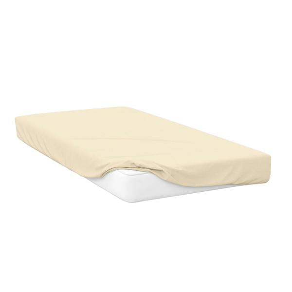 Belledorm Jersey Cotton Fitted Sheet - Ivory