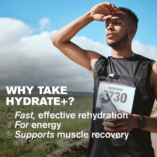 Dr Vegan Hydrate+ Orange & Pineapple Electrolytes. 15 sachets