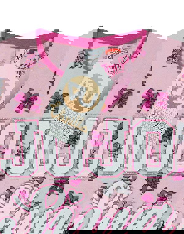 Jojo Siwa Girls Pink Character Short Sleeve Short Leg Pyjama Set