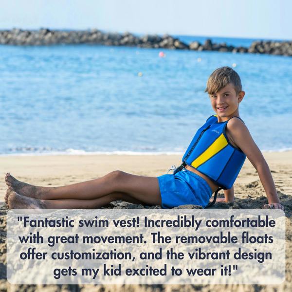 Limmys Premium Neoprene Swim Vest - Royal Blue