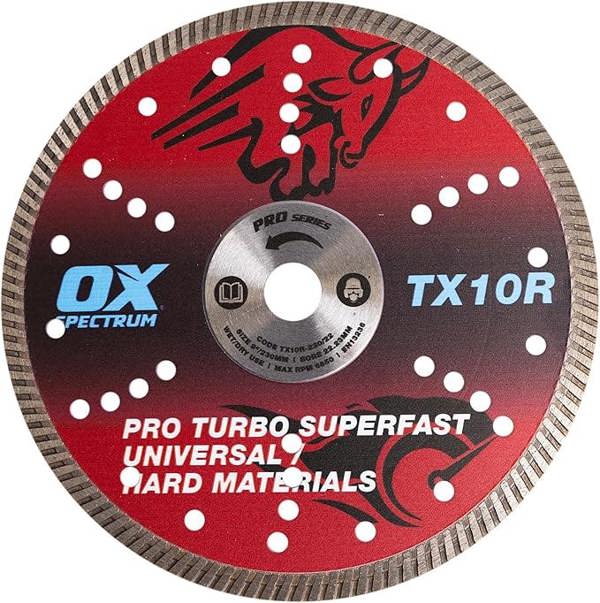 Ox Spectrum Superior Turbo Dia Blade  Multi-Steel   230-22.23mm