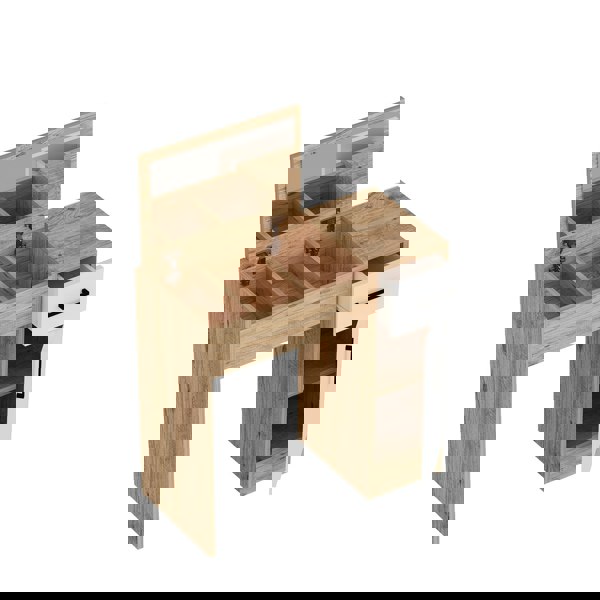 Destina Home Agnes Freestanding Makeup Vanity Table with Mirror