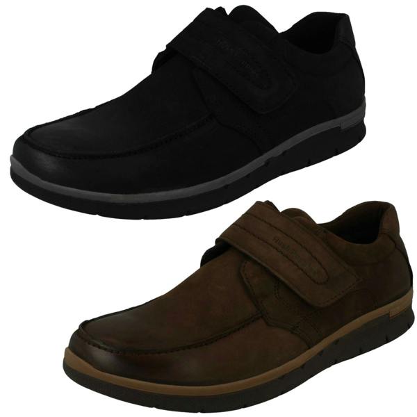 Hush Puppies Mens Hush Puppies Casual Hook & Loop Shoes Duke HPM2000