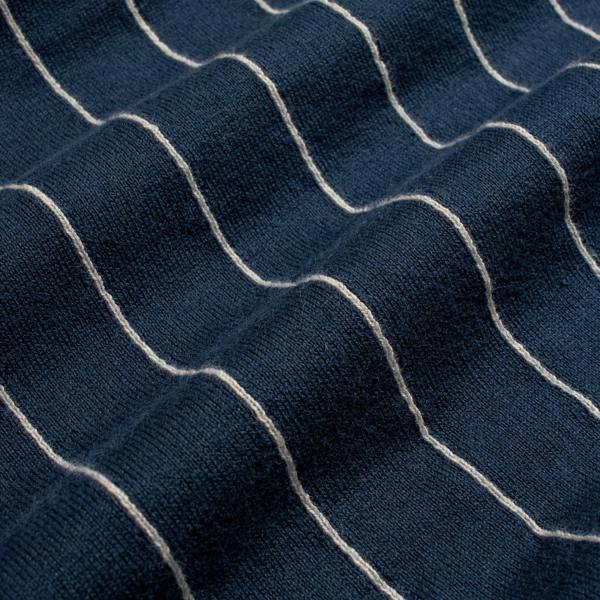 Far Afield Benny Knitted Pinstripe Polo