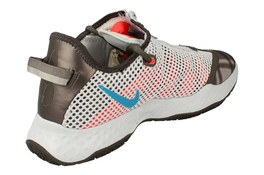 Nike Pg 4 Mens Basketball Trainers Cd5079  002 - Football Grey Laer Blue 002 - Photo 2