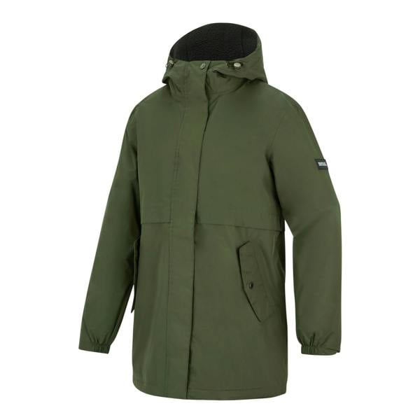Regatta Womens/Ladies Brielly Waterproof Jacket - Dark Khaki/Black - 