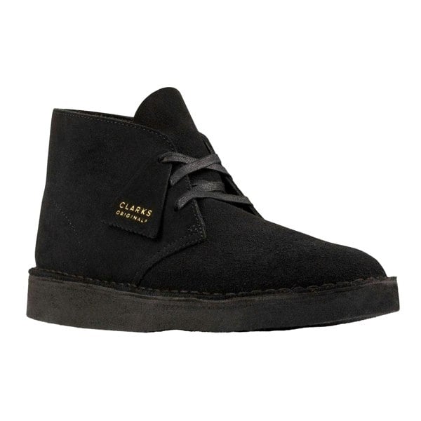 Clarks Originals Mens Suede Desert Boots - Black
