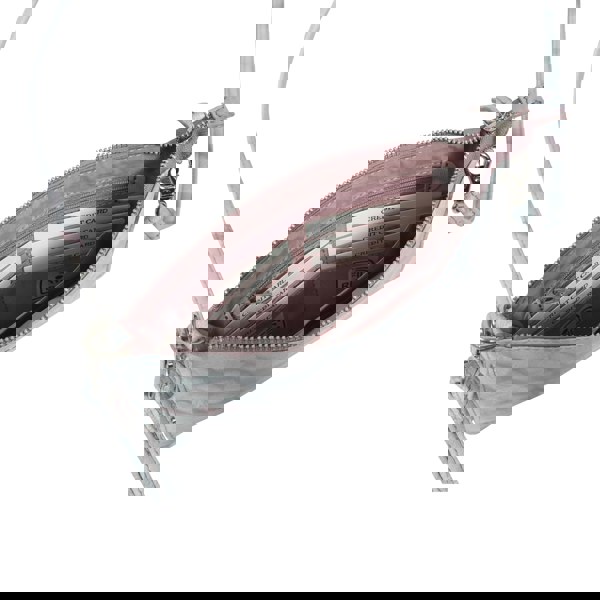 Assots London 'TODD' Blue & Orchid Pink Tie Dye Real Leather Crossbody Wristlet Bag