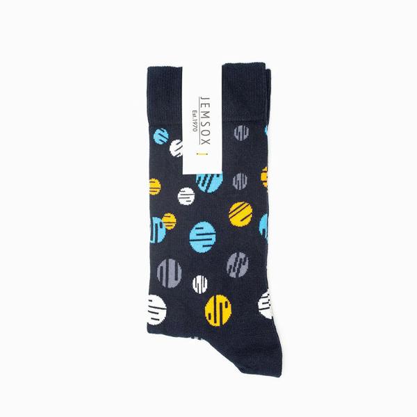 Jemsox Preppy Days: Luxury Organic Cotton Men’s Socks (5 Pack) | One Size UK 7-11