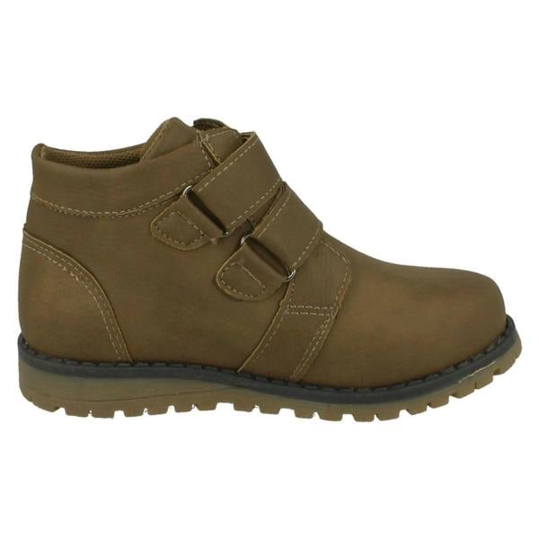 JC Dees Boys JCDees Round Toe Double Strap Ankle Boots