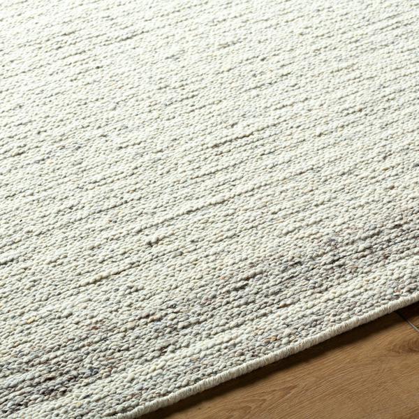 Livabliss Derby-Hand Tufted Ivory Charcoal Grey Wool Cottage Rug
