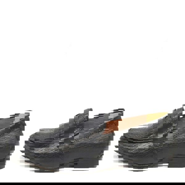 HX London Sutton Textured Penny Loafers