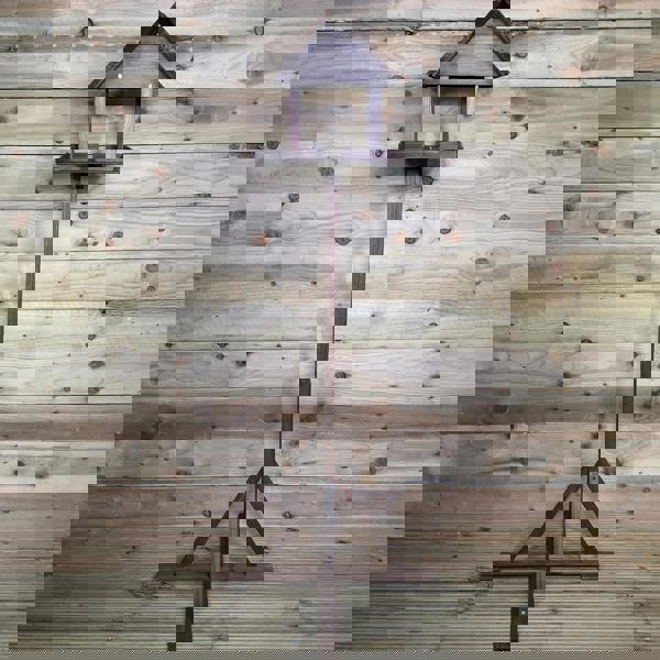 Samuel Alexander Dark Wooden Deluxe Garden Bird Feeder / Feeding Table