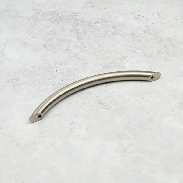 Handle & Home Brushed Nickel Slim Bow Cabinet Handles