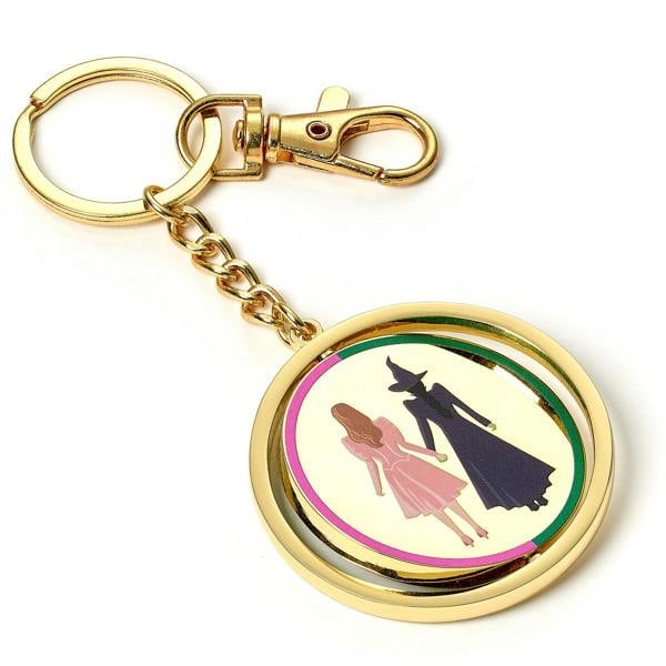 The Carat Shop Wicked I love Emerald City Keyring & Oz Logo Pin badge Gift Set