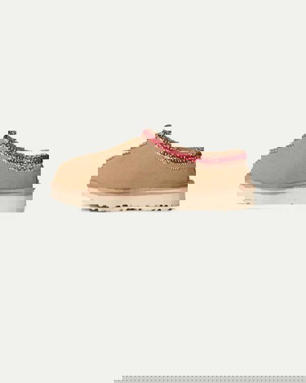 UGG Tasman II Womens Slippers - Sand/Dark Cherry - CHO - Designer Womens Slippers