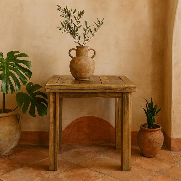Wyld Haus Sperlonga Extendable 6 Seater Wooden Dining Table