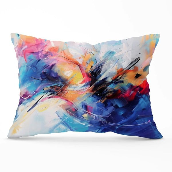 Warren Reed Serene Explosion: Calm Amidst Colours Cushions