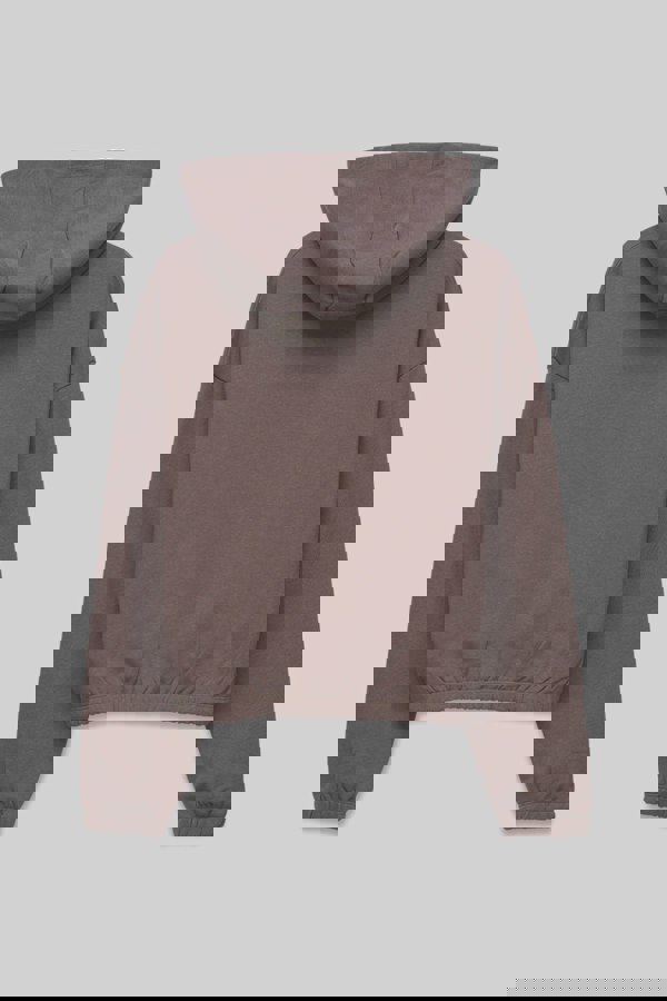 ENORSIA Jersey Hoodie With Elastic Waistband