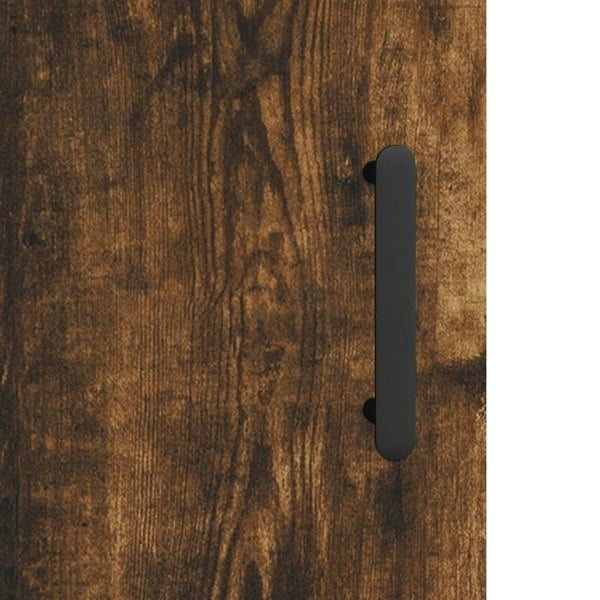Berkfield Wall Mounted Cabinet Smoked Oak 69.5x34x90 cm