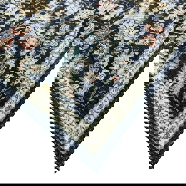 midnight-floral-rug-mlticoloured-flowers-in black background-plush feel