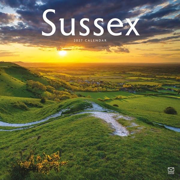 Sussex Calendar 2027, Wall Calendars, Month To View, Travel, Gift