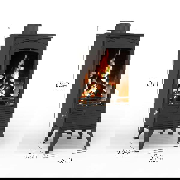 5kw steel eco multifuel stove