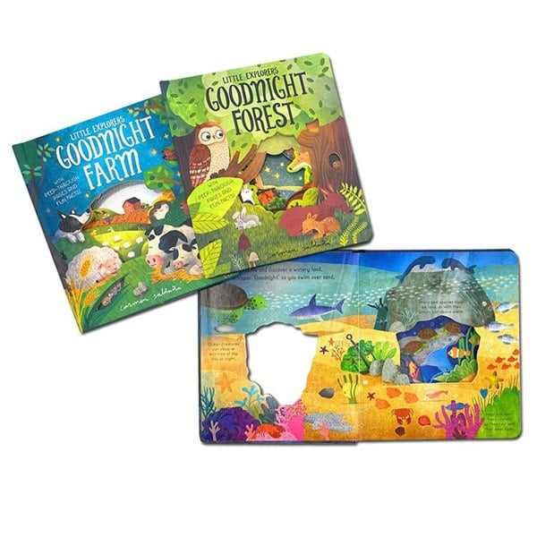 Goodnight World Little Explorers 3 Book Set (Goodnight Farm, Goodnight Forest, Goodnight Ocean)