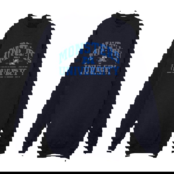Disney Mens Monsters University Logo Sweatshirt - Navy Blue